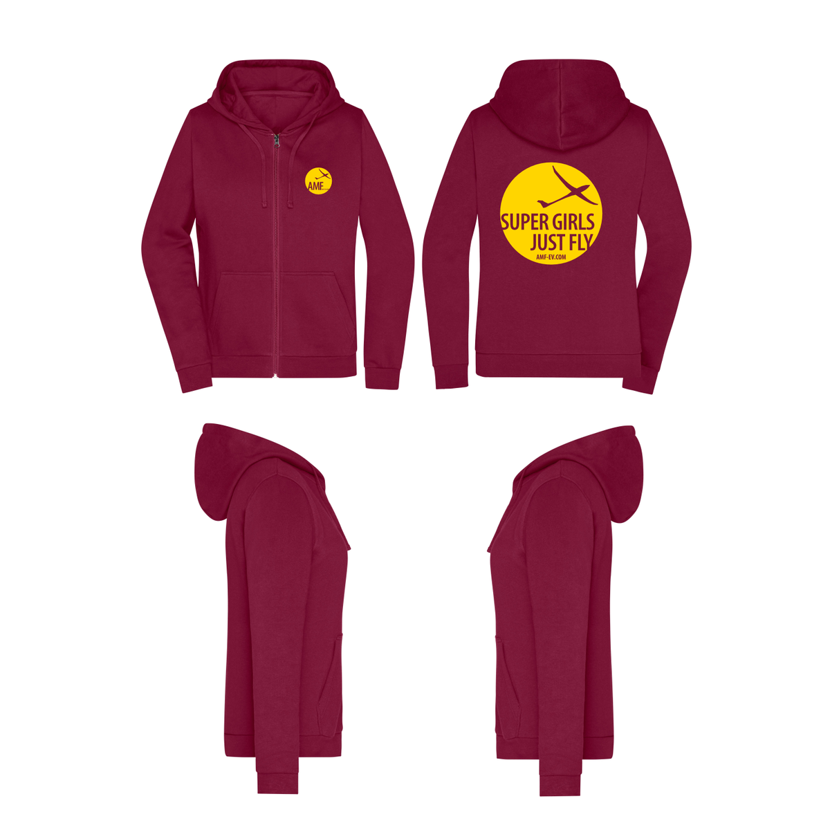 Damen ZIP-Hoodie AMF e.V.