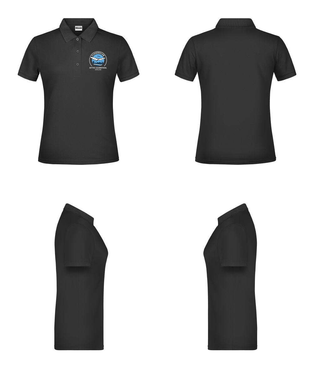 Damen Poloshirt Fliegerclub Anklam „Otto Lilienthal”