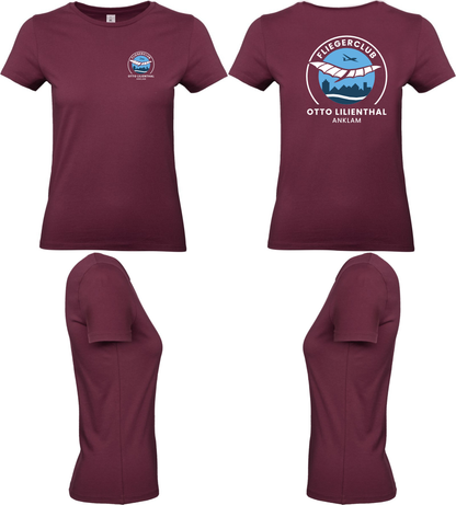 Damen T-Shirt Fliegerclub Anklam „Otto Lilienthal”