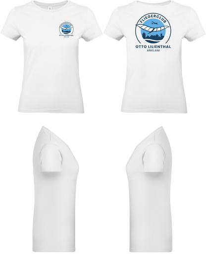 Damen T-Shirt Fliegerclub Anklam „Otto Lilienthal”