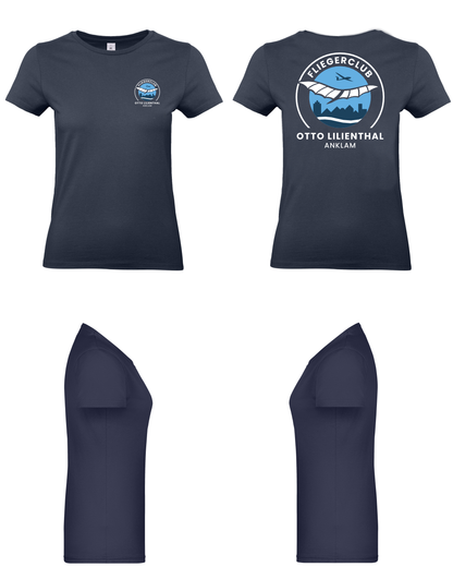 Damen T-Shirt Fliegerclub Anklam „Otto Lilienthal”