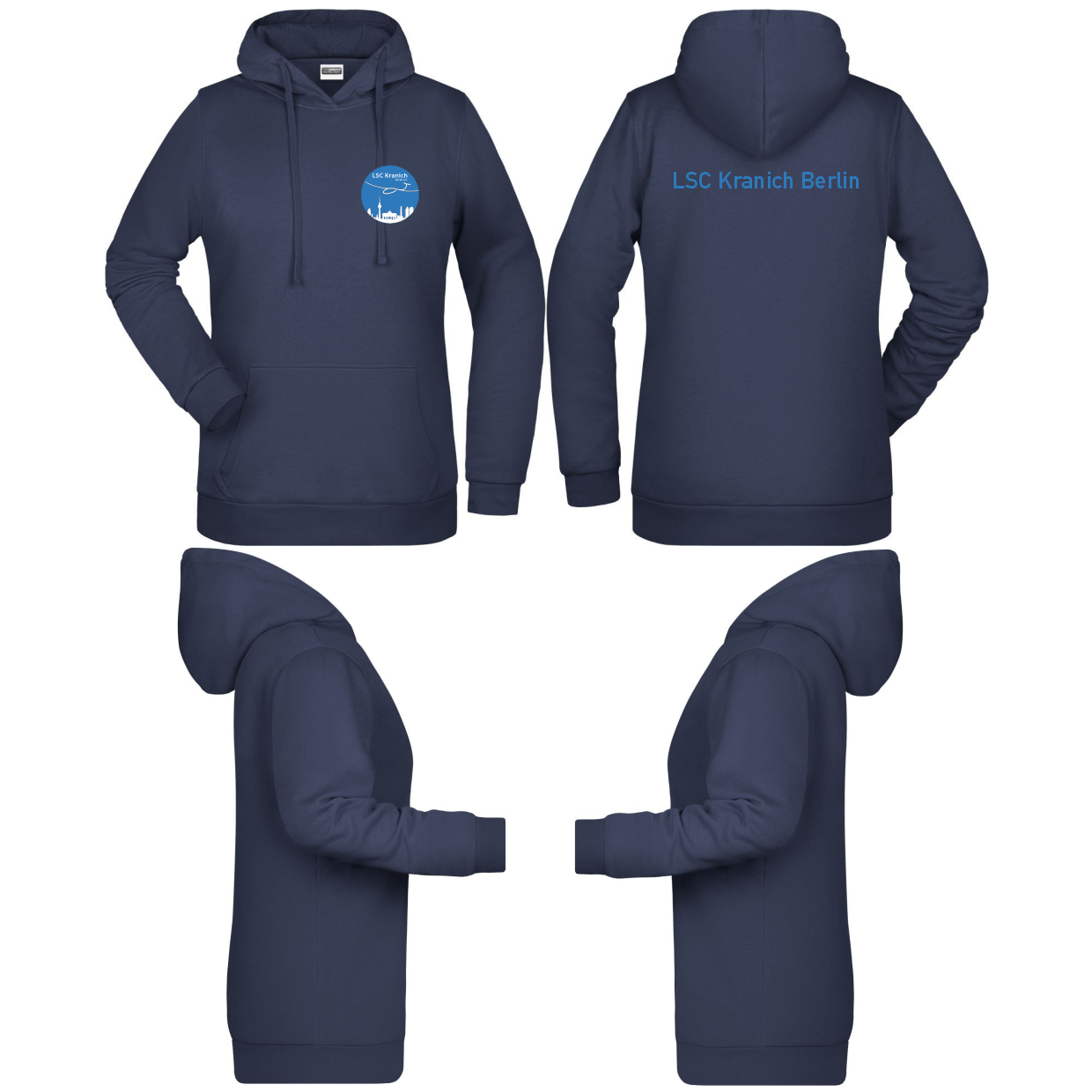 Damen Hoodie LSC Kranich Berlin