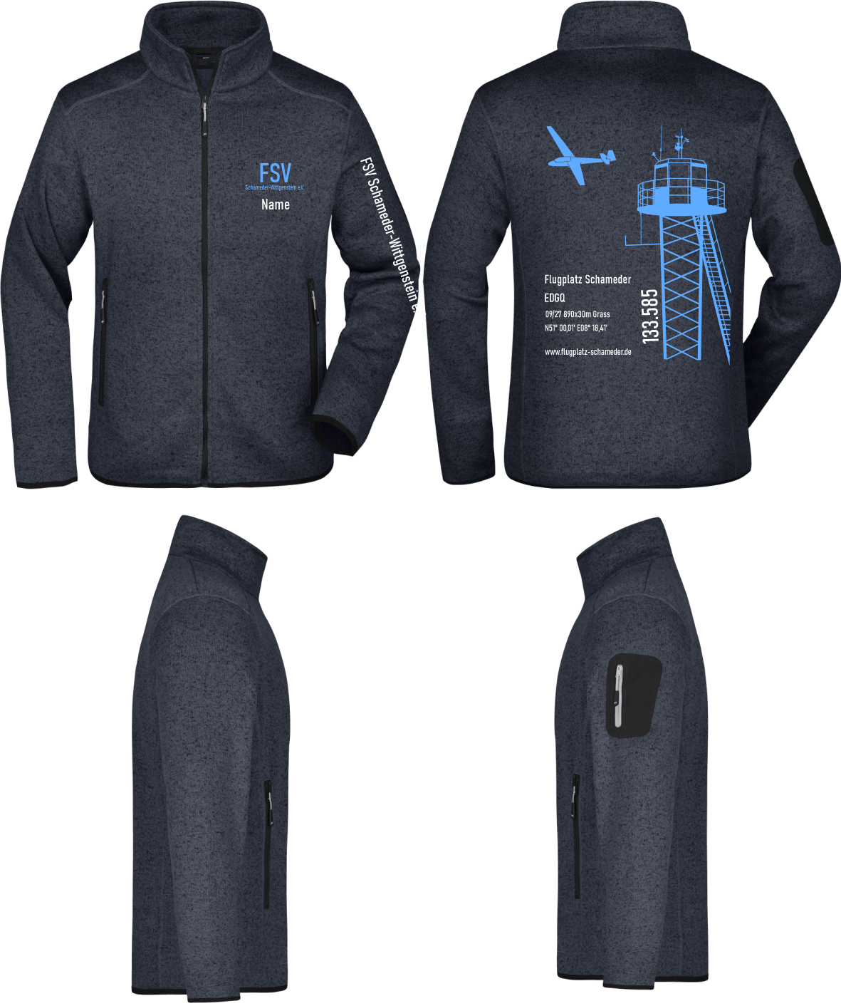 unisex Fleecejacke FSV Schameder-Wittgenstein e.V.