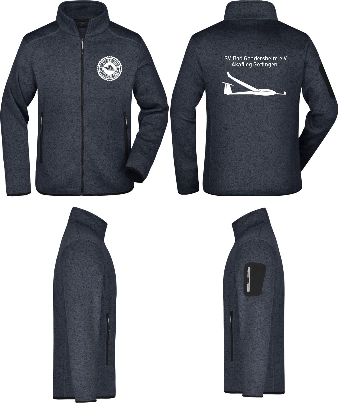 unisex Fleecejacke LSV Bad Gandersheim / Akaflieg Göttingen