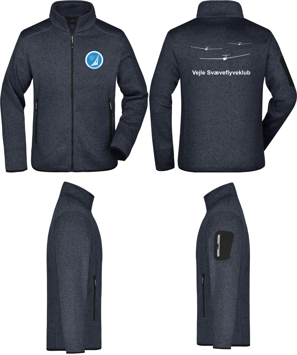 Herren Fleecejacke Vejle Svæveflyveklub