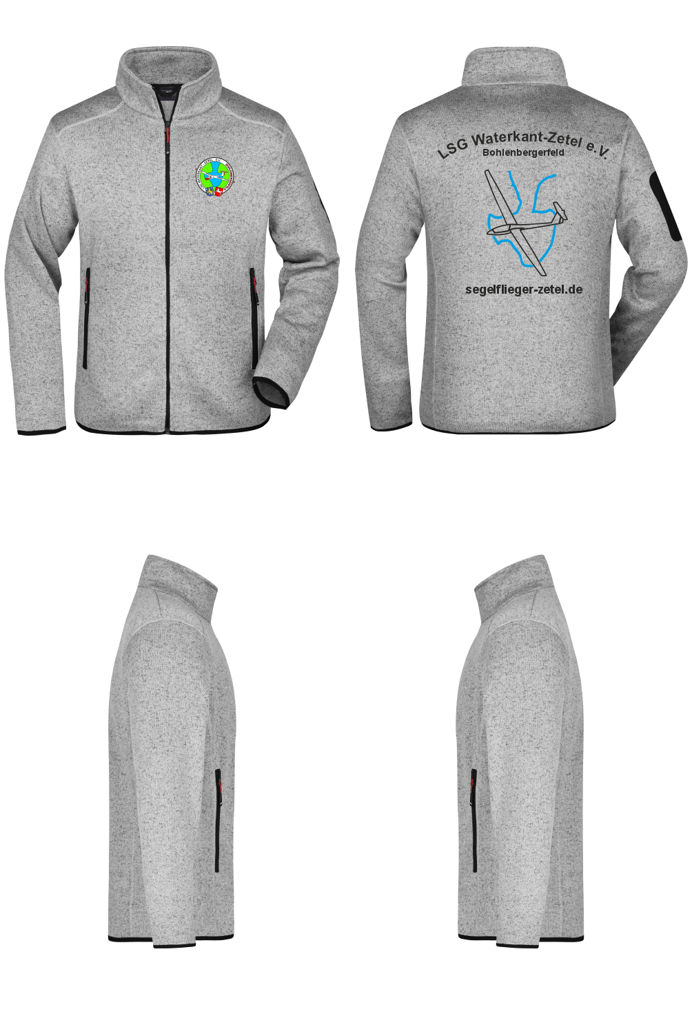 Herren Fleecejacke LSG Waterkant-Zetel