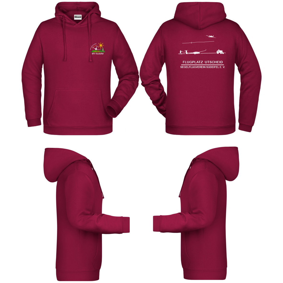 Herren Hoodie SFV Südeifel (80% Baumwolle, 20% Polyester)