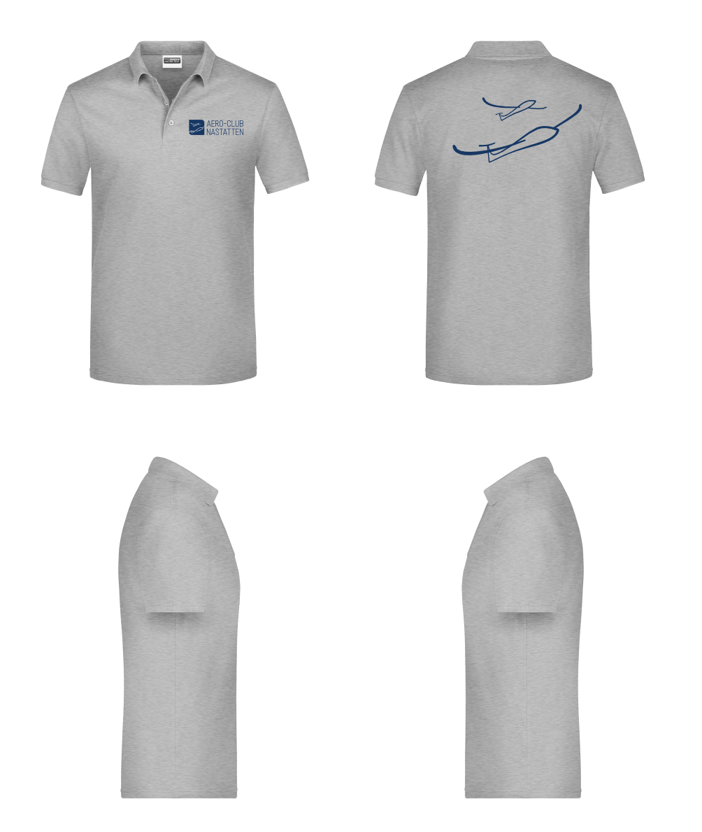 Herren/unisex Poloshirt Aero-Club Nastätten [Druck]