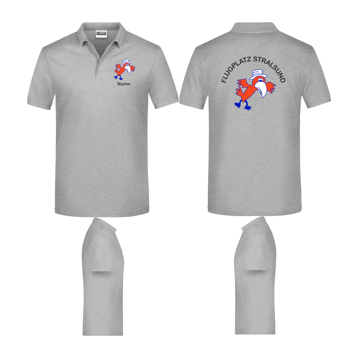 unisex Poloshirt Flugsportklub Stralsund