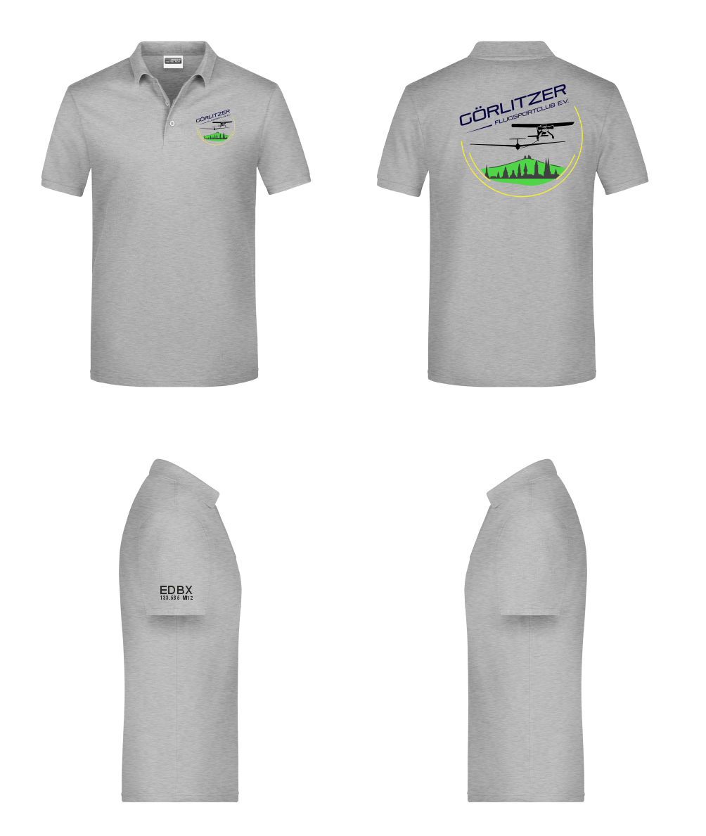 unisex Poloshirt Görlitzer Flugsportclub