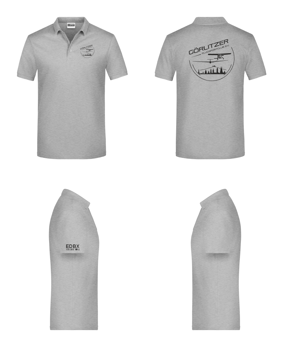 unisex Poloshirt Görlitzer Flugsportclub