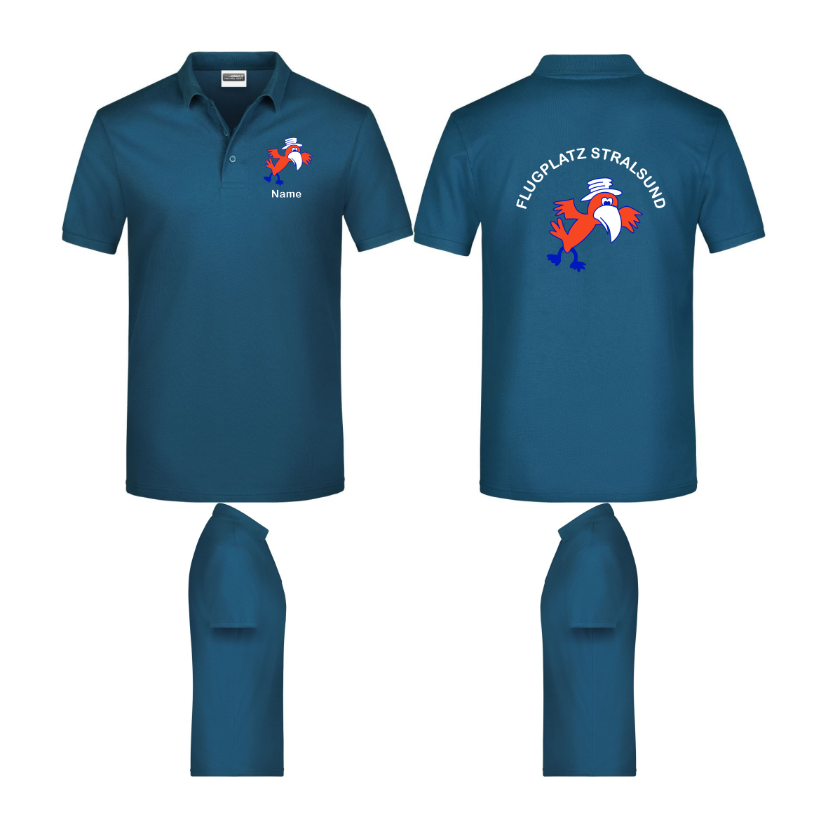 unisex Poloshirt Flugsportklub Stralsund