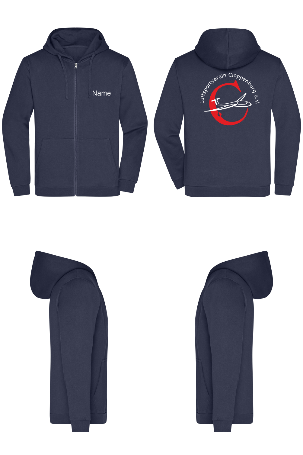 unisex ZIP-Hoodie LSV Cloppenburg