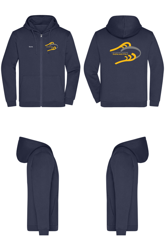 unisex ZIP-Hoodie Luftsportjugend Rheinland-Pfalz