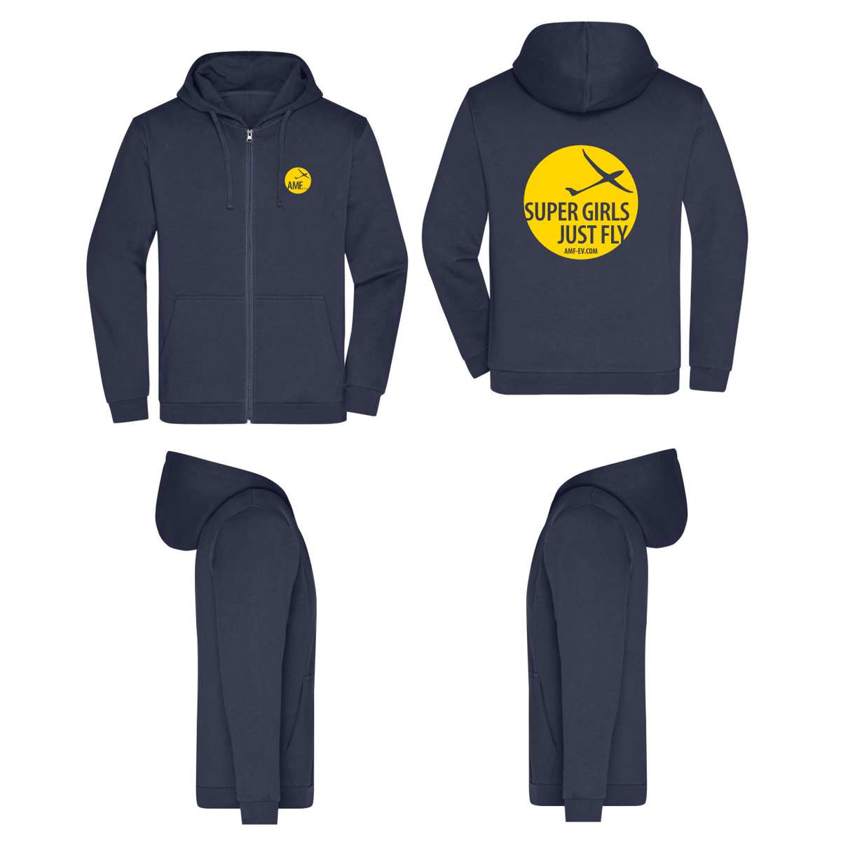 unisex ZIP-Hoodie AMF e.V.