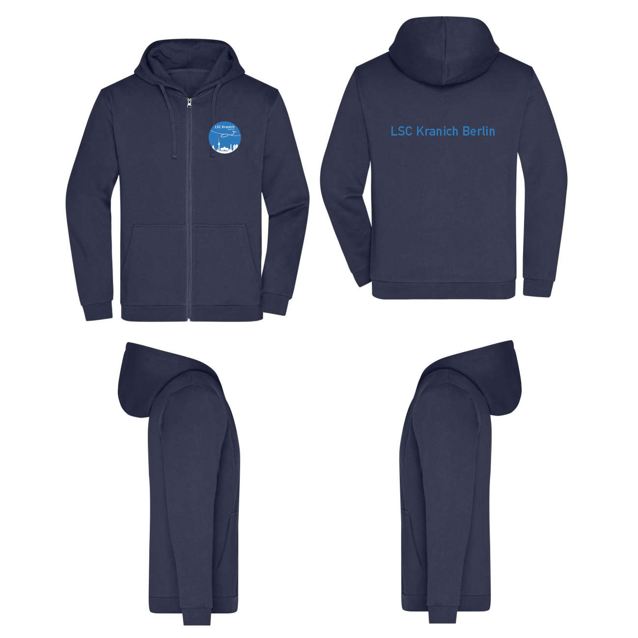 unisex ZIP-Hoodie LSC Kranich Berlin