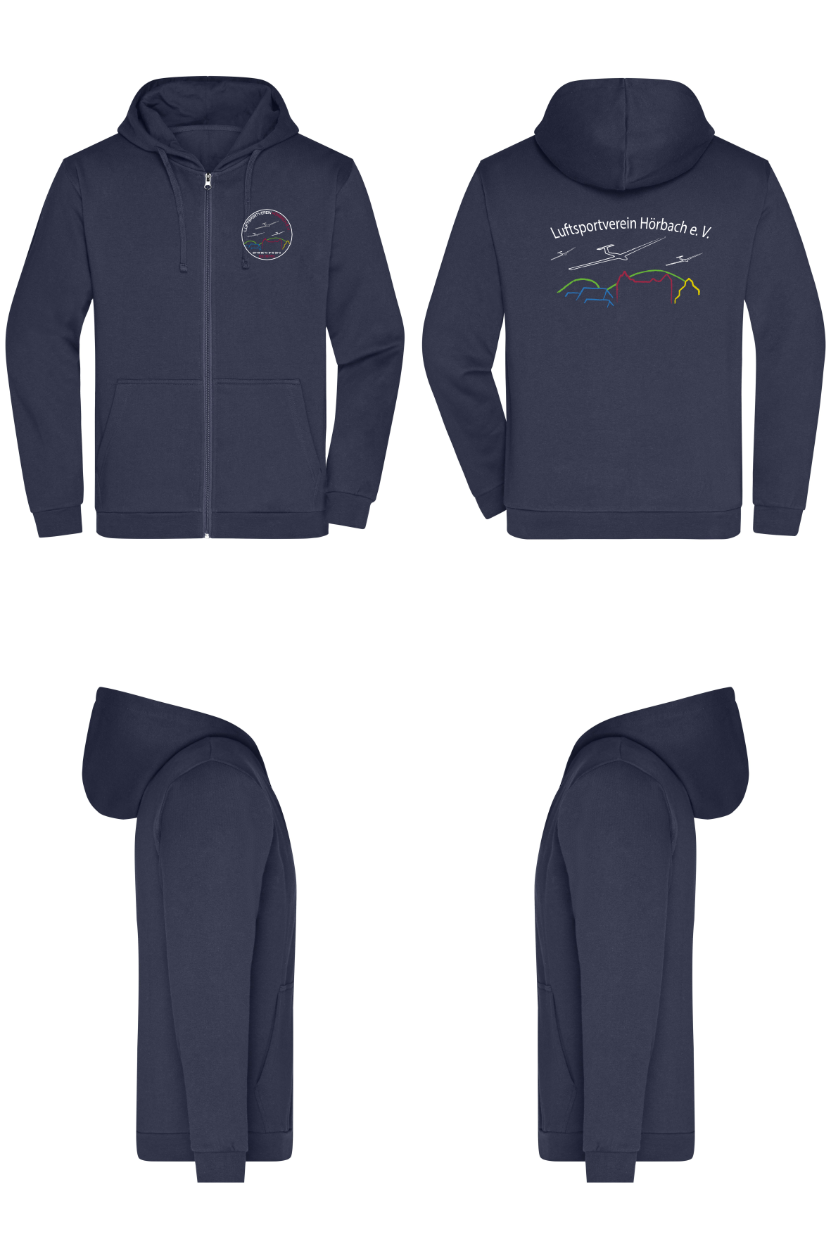 unisex ZIP-Hoodie LSV Hörbach