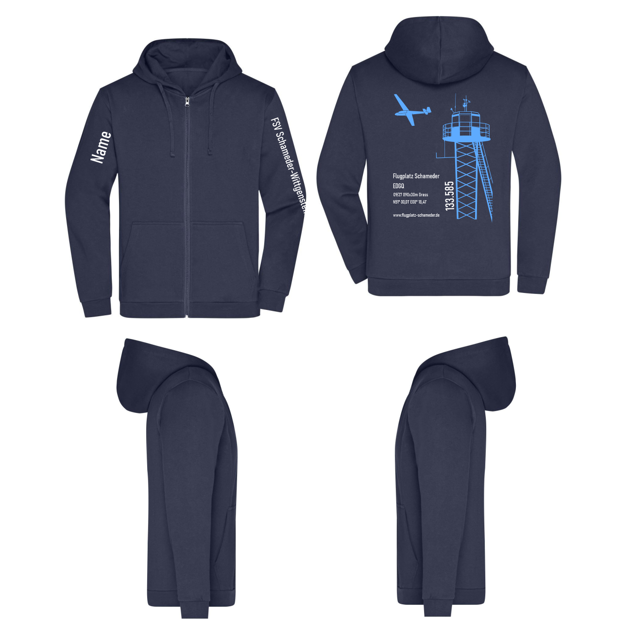 unisex ZIP-Hoodie FSV Schameder-Wittgenstein e.V.