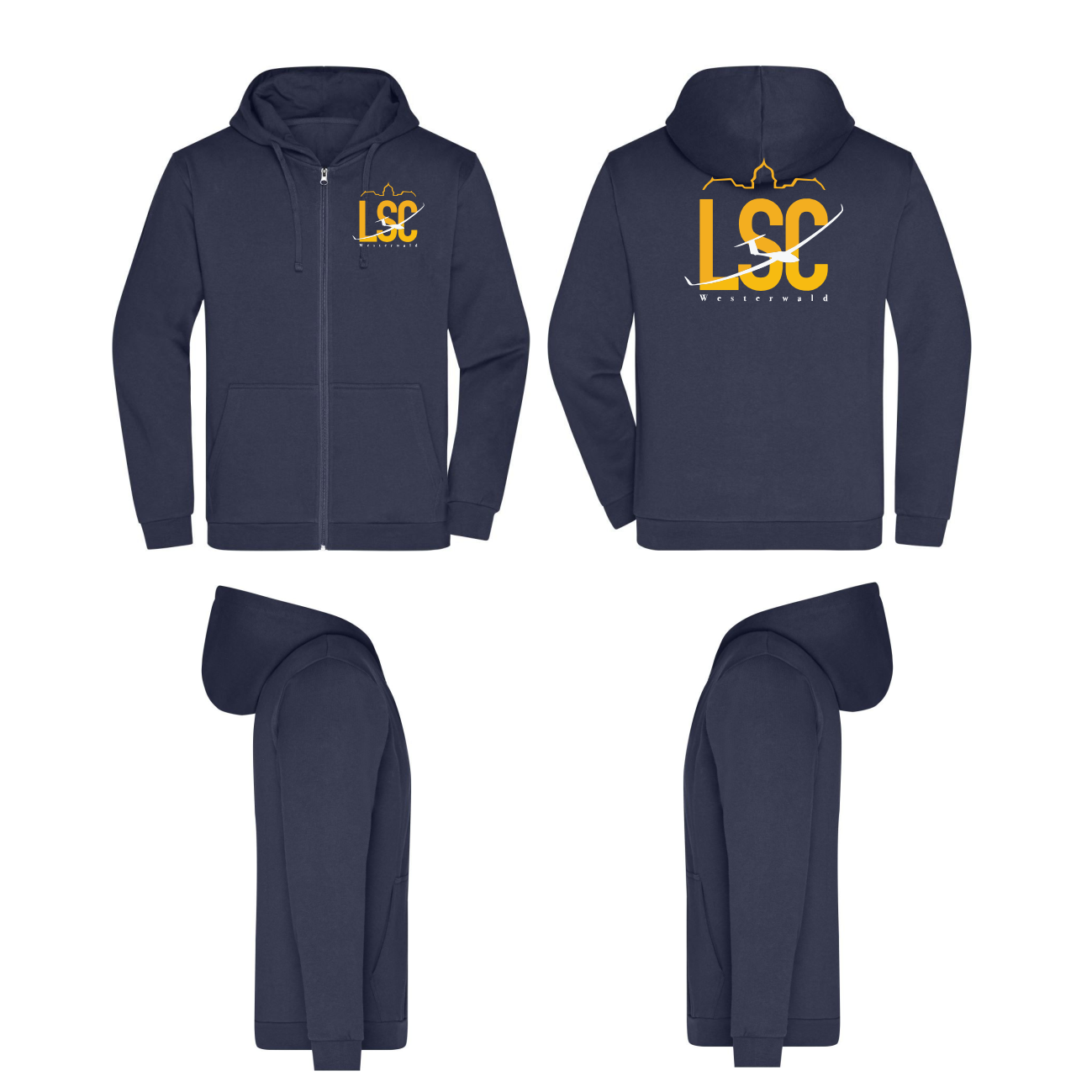 unisex ZIP-Hoodie LSC Westerwald