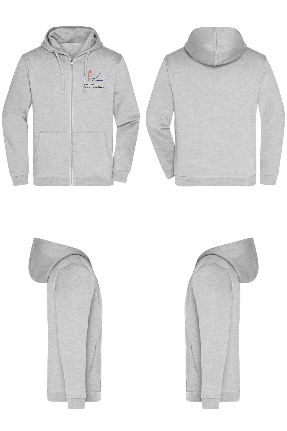 unisex ZIP-Hoodie AC Tauberbischofsheim