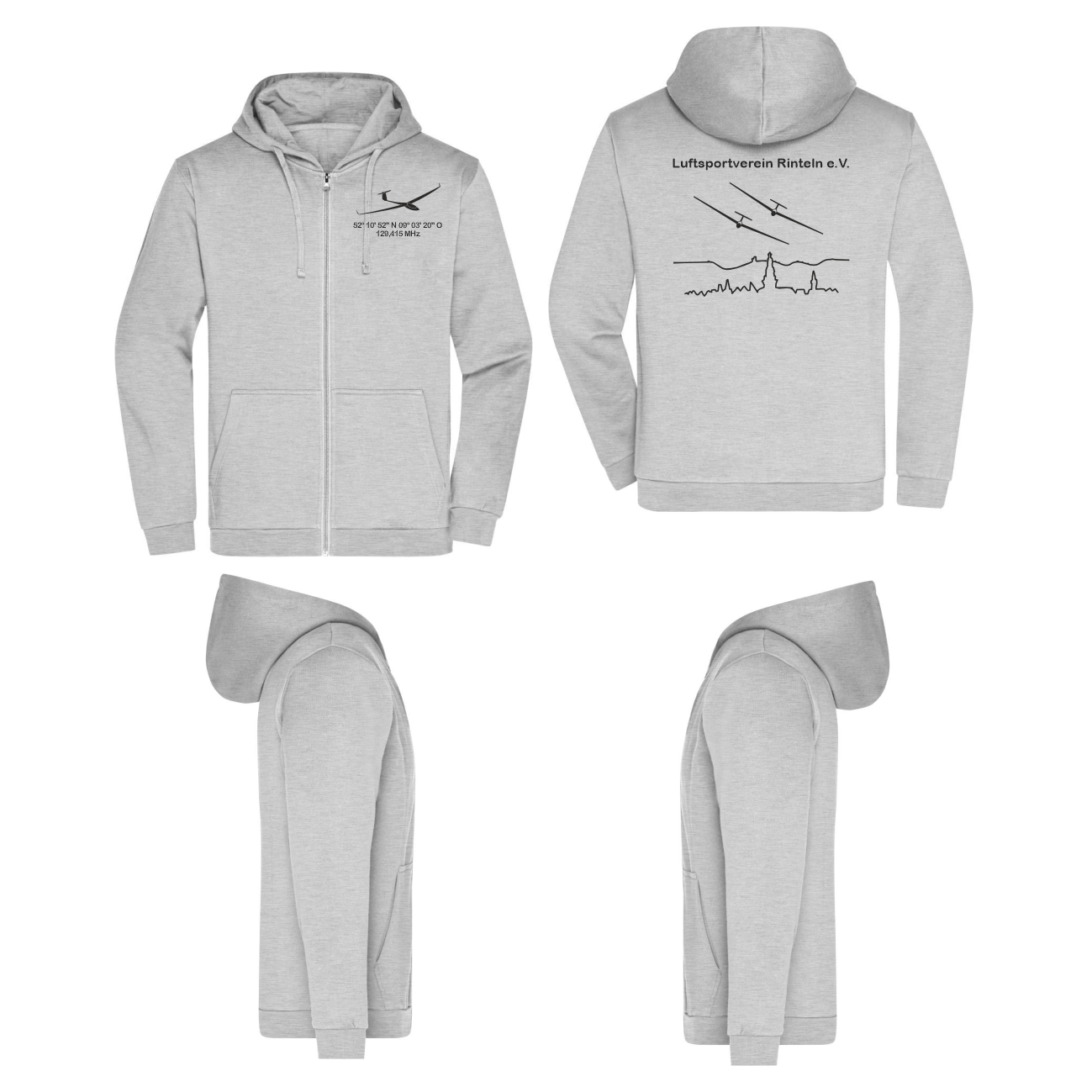 unisex ZIP-Hoodie LSV Rinteln