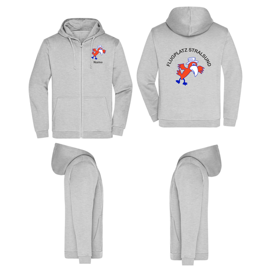 unisex ZIP-Hoodie Flugsportklub Stralsund