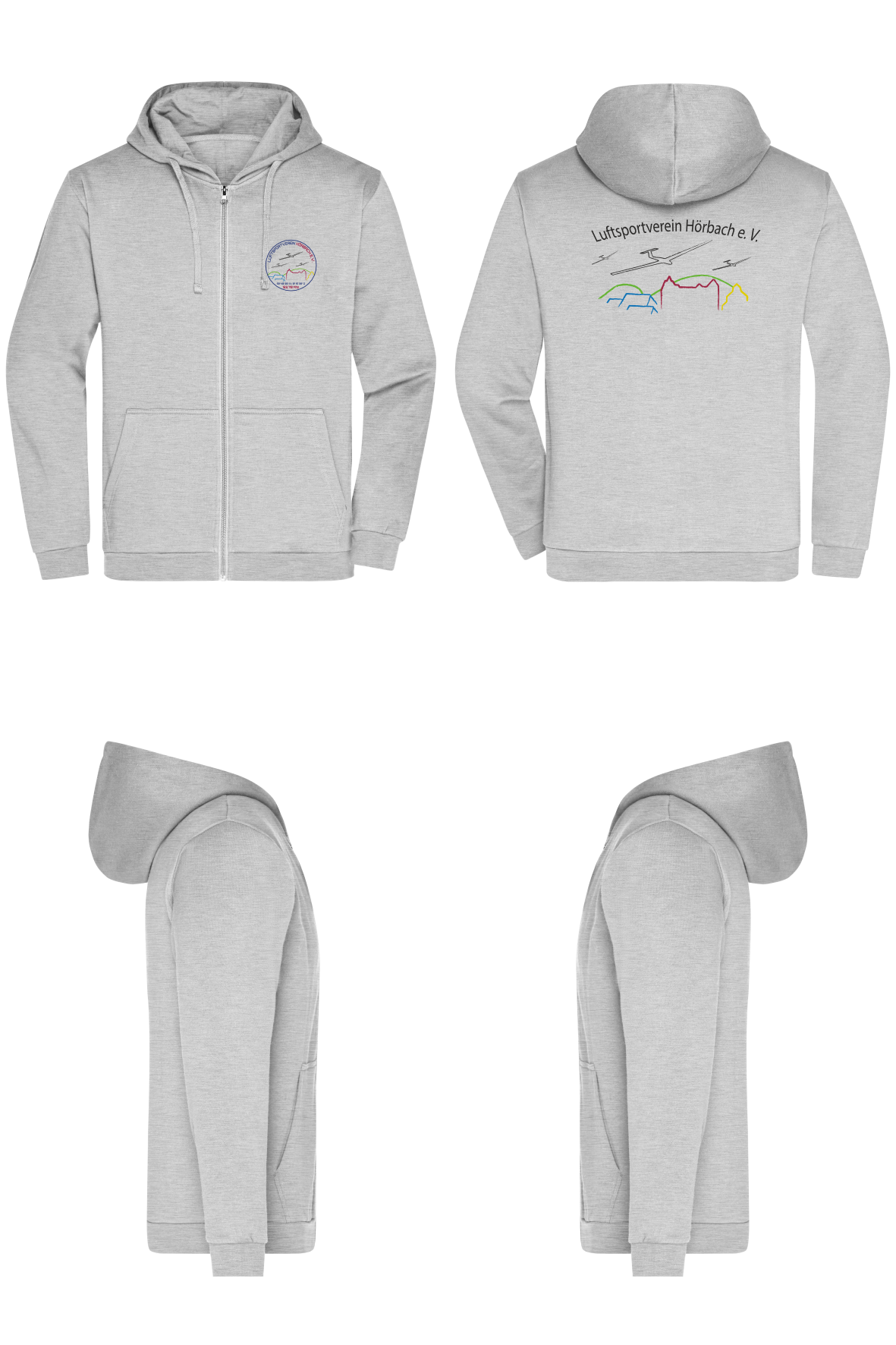unisex ZIP-Hoodie LSV Hörbach