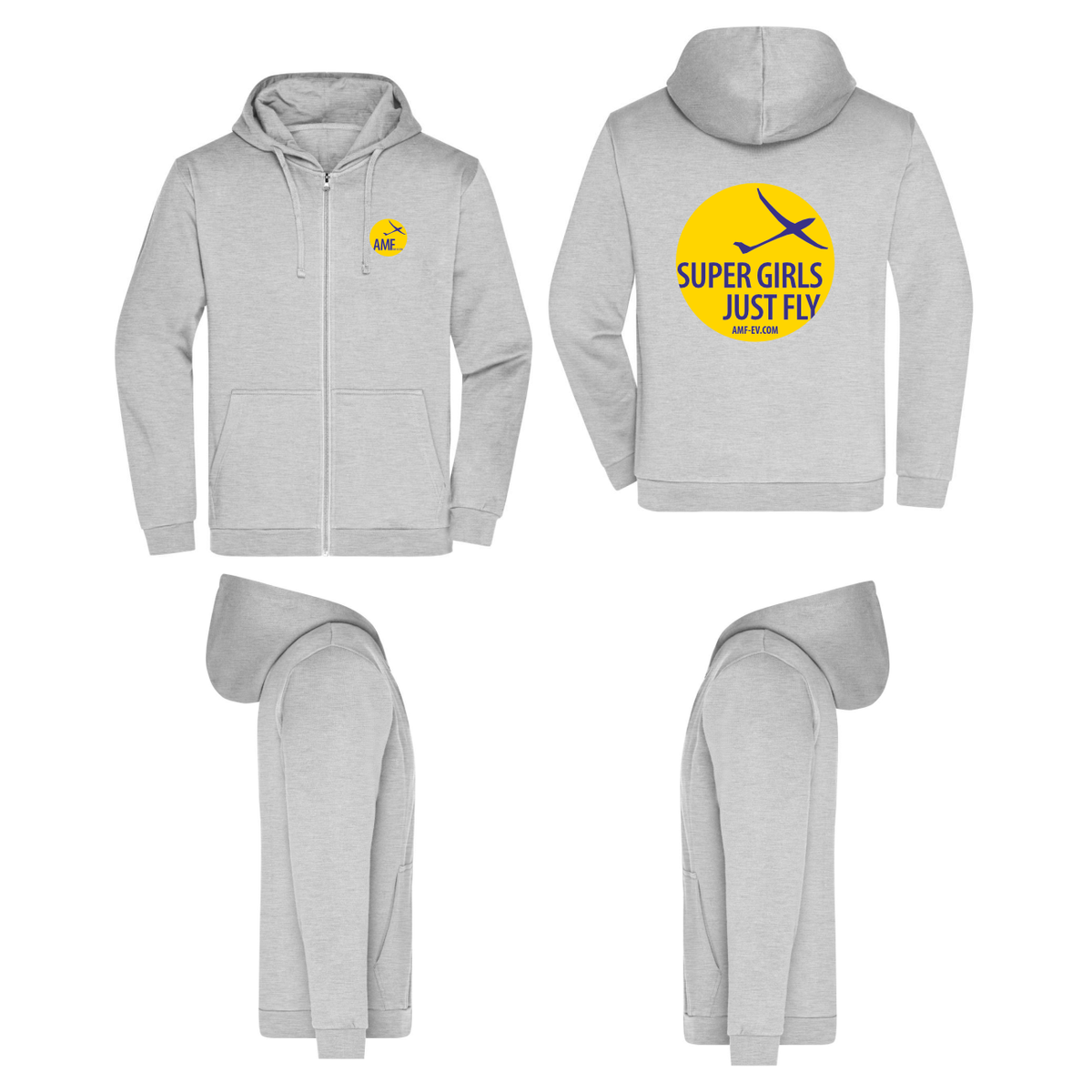 unisex ZIP-Hoodie AMF e.V.