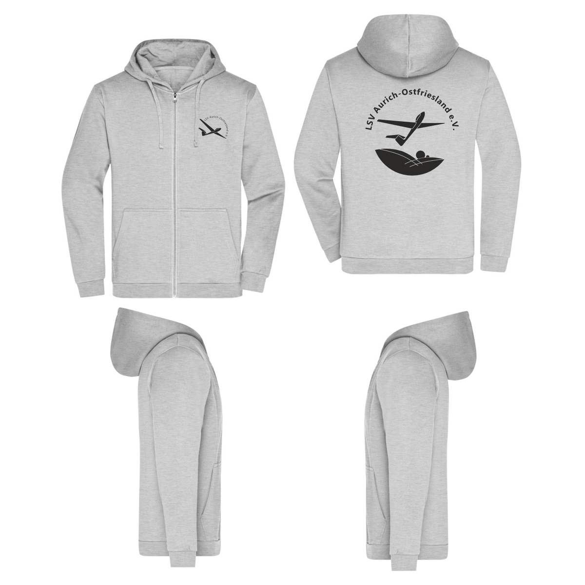 unisex ZIP-Hoodie LSV Aurich-Ostfriesland e.V.