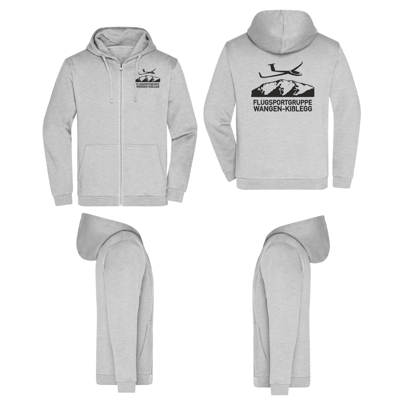 unisex ZIP-Hoodie FSG Wangen Kißlegg
