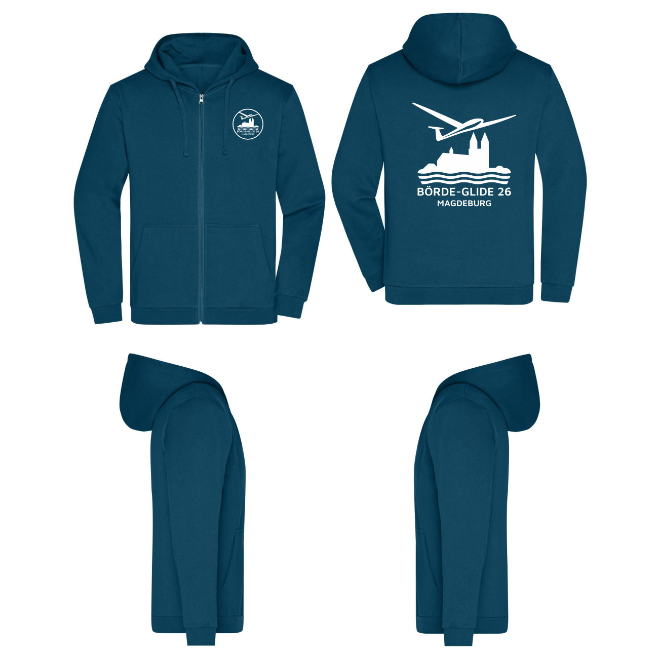 unisex ZIP-Hoodie Bördeglide 2026