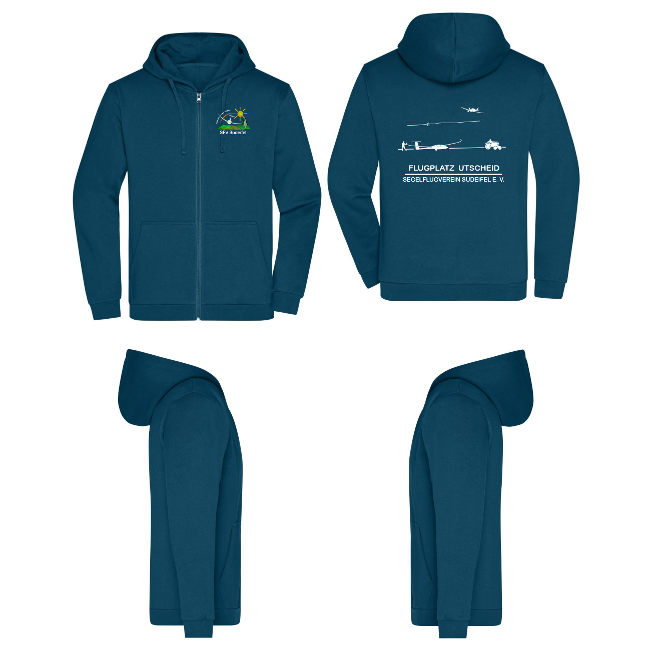 Herren ZIP-Hoodie SFV Südeifel (80% Baumwolle, 20% Polyester)