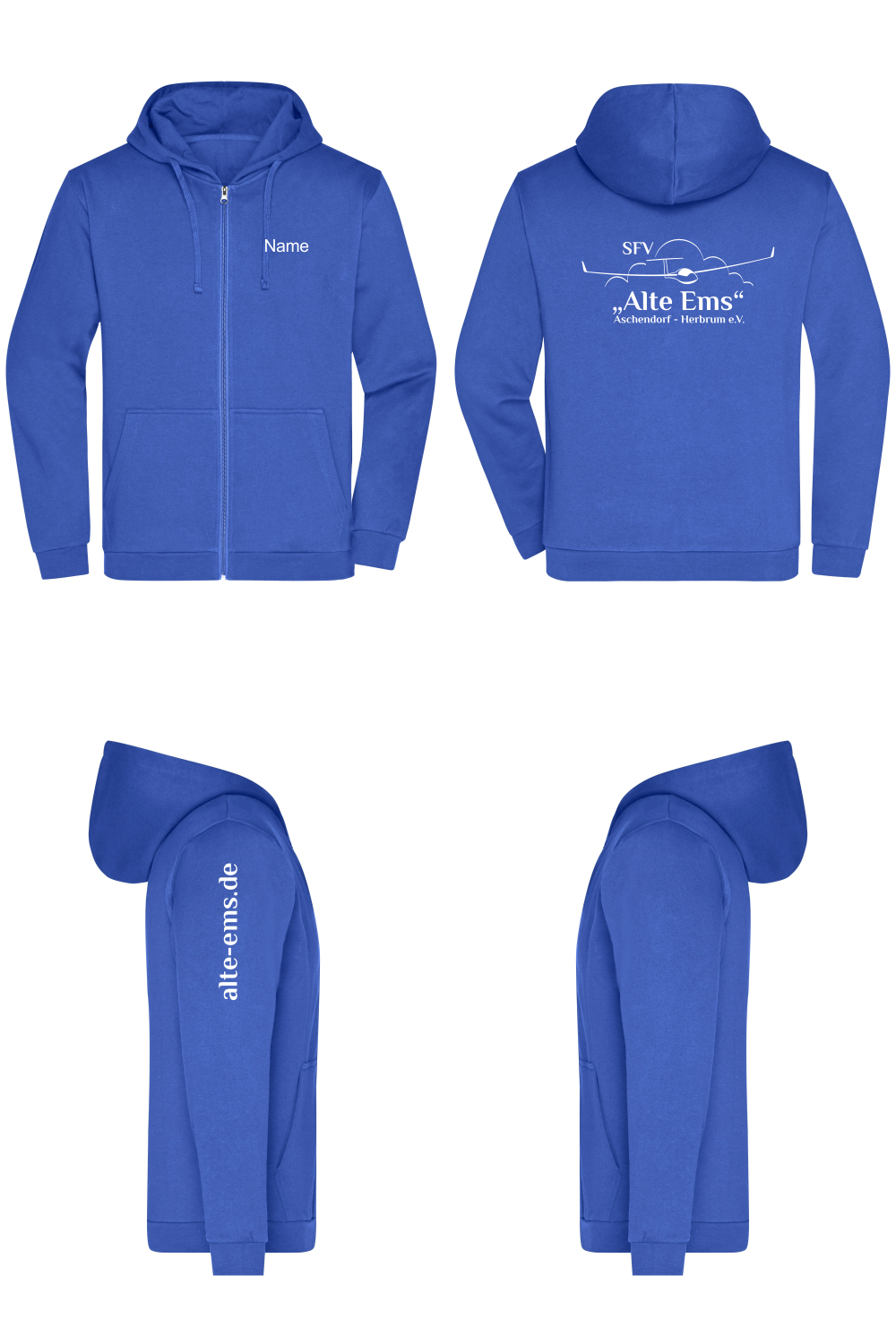 Herren ZIP-Hoodie SFV Alte Ems – flieschen.de