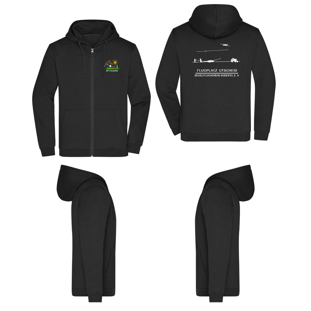 Herren ZIP-Hoodie SFV Südeifel (80% Baumwolle, 20% Polyester)