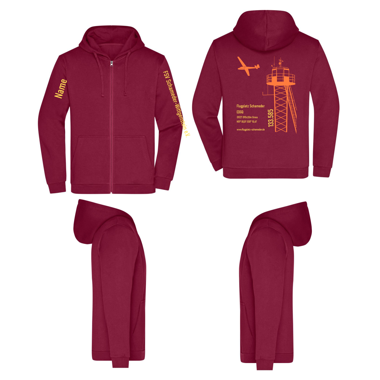 unisex ZIP-Hoodie FSV Schameder-Wittgenstein e.V.