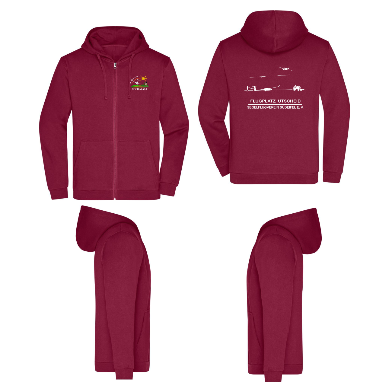 Herren ZIP-Hoodie SFV Südeifel (80% Baumwolle, 20% Polyester)