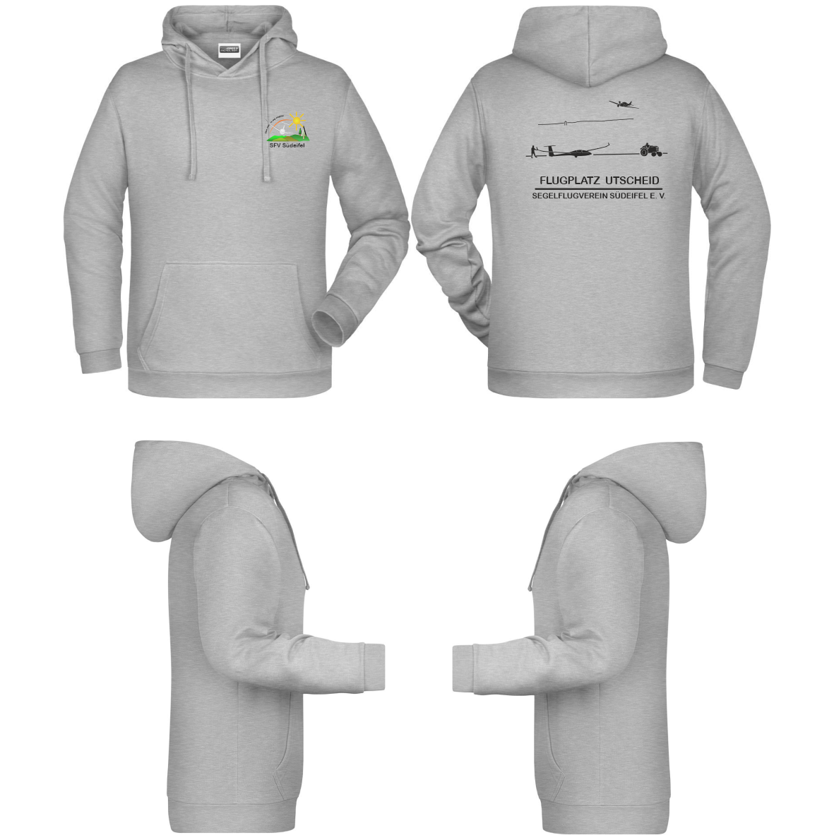Herren Hoodie SFV Südeifel (80% Baumwolle, 20% Polyester)