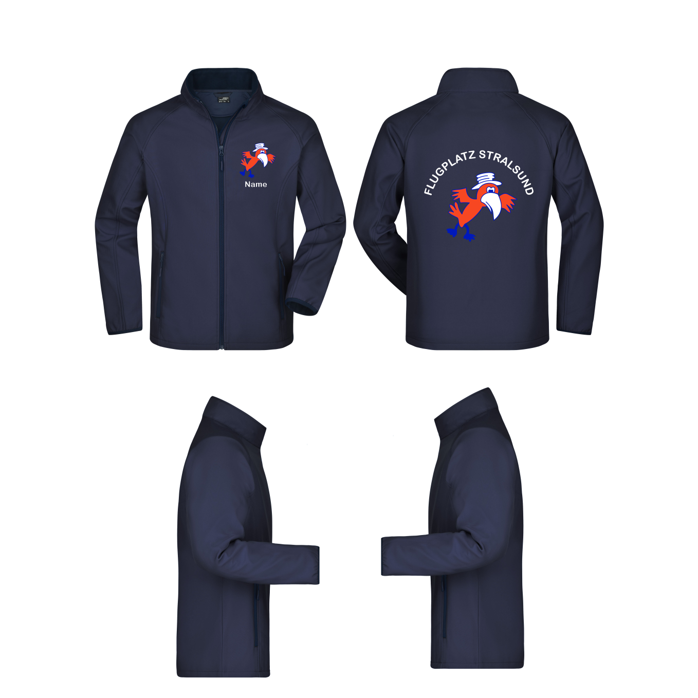 unisex Softshelljacke Flugsportklub Stralsund