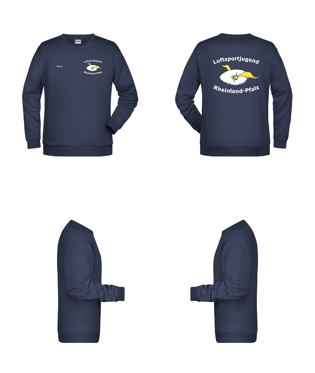Unisex Pullover Luftsportjugend Rheinland-Pfalz