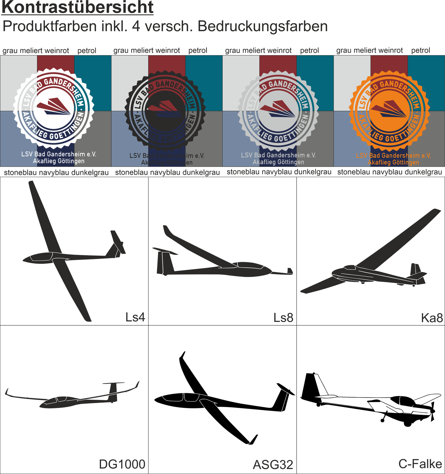 Damen Poloshirt LSV Bad Gandersheim / Akaflieg Göttingen