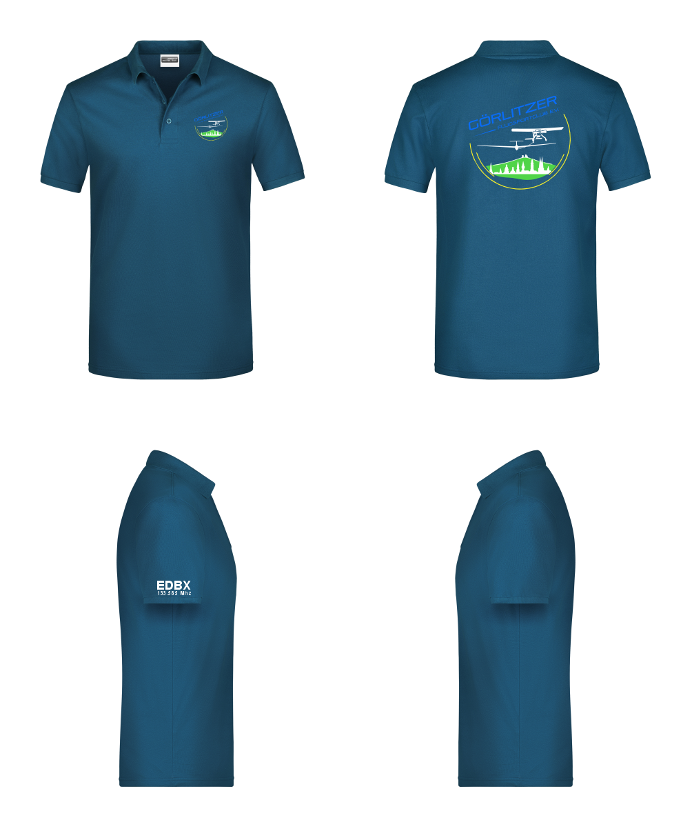 unisex Poloshirt Görlitzer Flugsportclub