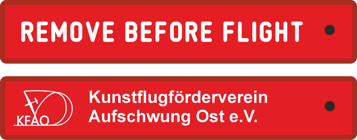 Schlüsselanhänger Kunstflugförderverein Aufschwung Ost