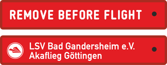Schlüsselanhänger LSV Bad Gandersheim / Akaflieg Göttingen