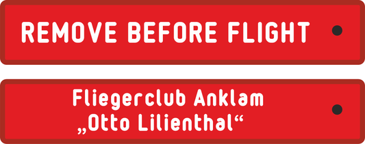 Schlüsselanhänger Fliegerclub Anklam „Otto Lilienthal”
