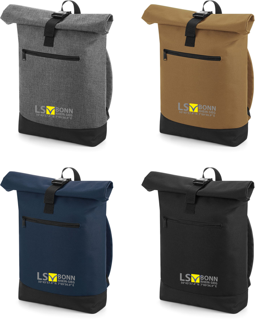 Segelflieger Rucksack "Roll-Top"  LSV Bonn-Rhein-Sieg