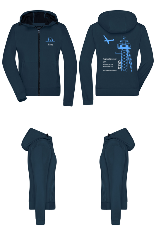 Damen Softshelljacke mit Kapuze FSV Schameder-Wittgenstein e.V.