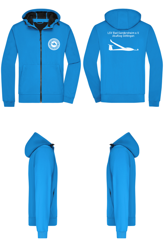 unisex Softshelljacke mit Kapuze LSV Bad Gandersheim / Akaflieg Göttingen