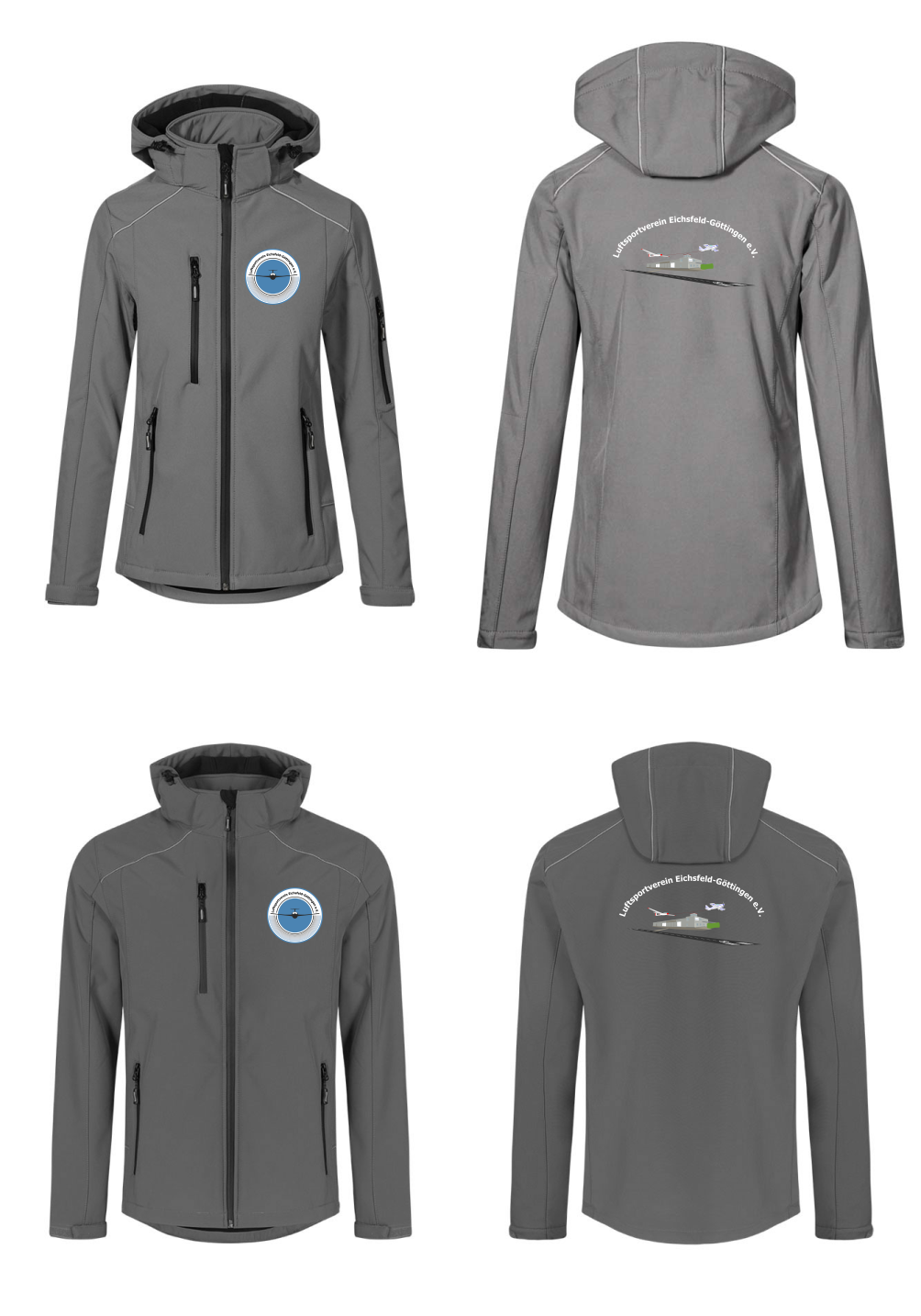 Damen/unisex Softshelljacke (2-lagig) LSV Eichsfeld-Göttingen