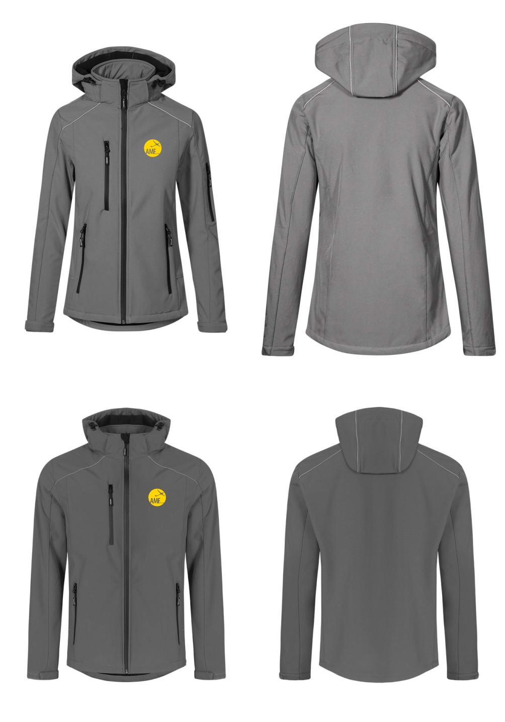 Damen/unisex Softshelljacke (2-lagig) AMF e.V.