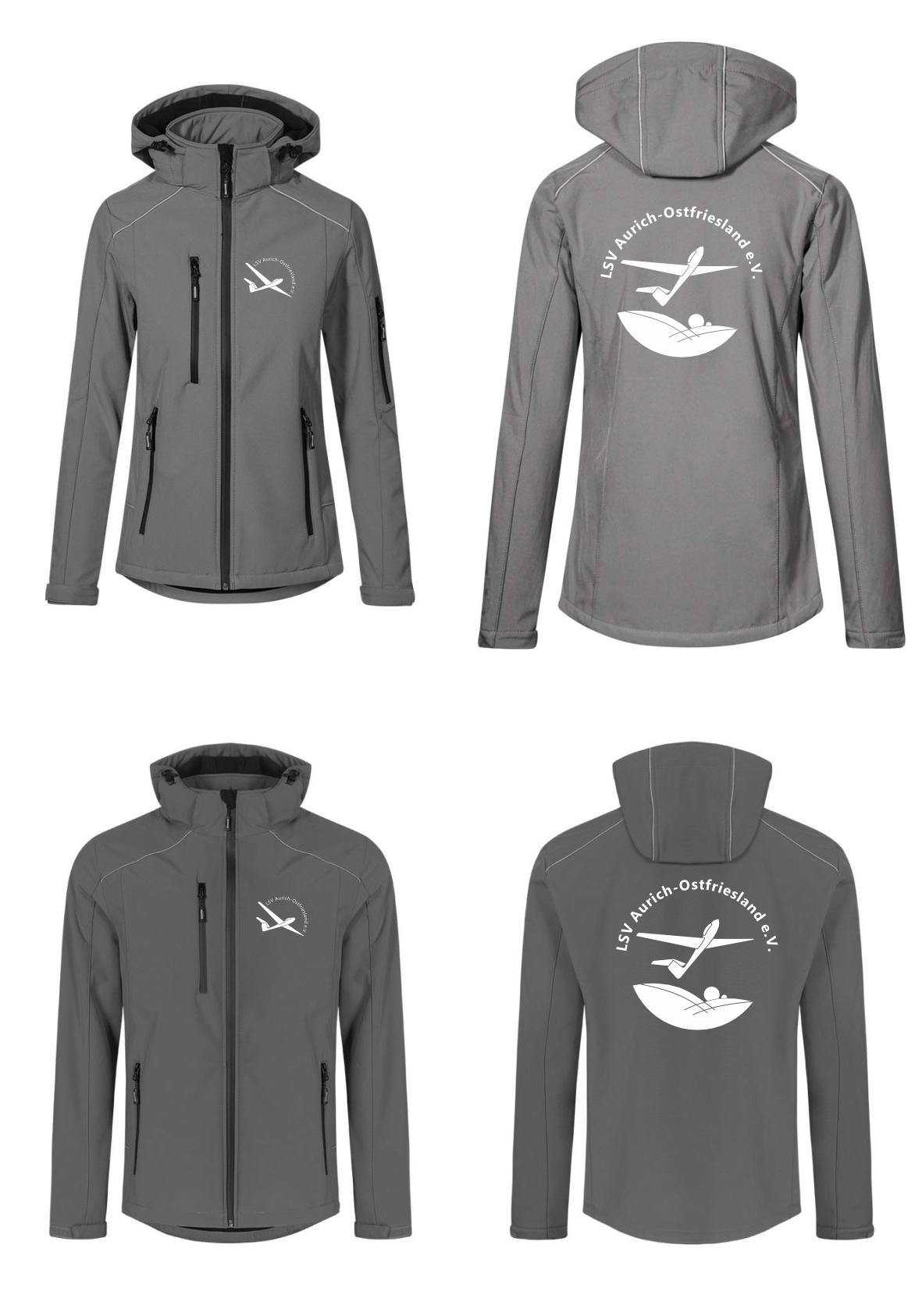 Damen/unisex Softshelljacke (2-lagig) LSV Aurich-Ostfriesland e.V.